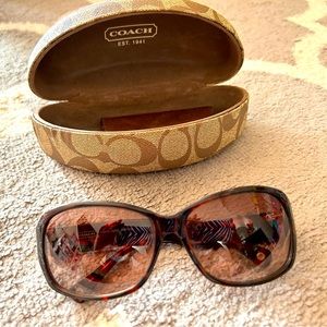 Coach Taryn Tortoise Sunglasses